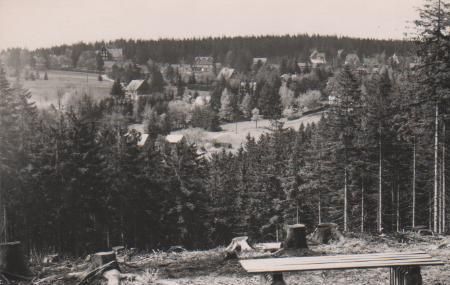 Altenberg - Oberbärenburg vom kleinen Echo - ca. 1965 Altenberg - Oberbärenburg vom kleinen Echo - ca. 1965