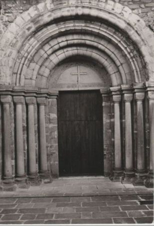 Bürgel-Thalbürgel - Klosterkirche, Säulenportal - 1984 Bürgel-Thalbürgel - Klosterkirche, Säulenportal - 1984