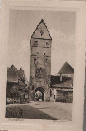 Dinkelsbühl - Wörnitztor - ca. 1950 Dinkelsbühl - Wörnitztor - ca. 1950