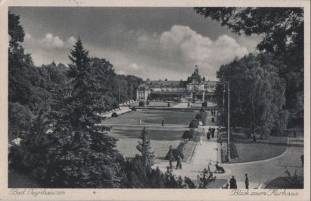 Bad Oeynhausen - Blick zum Kurhaus - 1936 Bad Oeynhausen - Blick zum Kurhaus - 1936