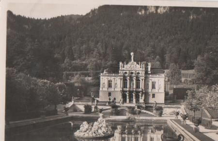 Ettal - Schloß Linderhof - ca. 1955 Ettal - Schloß Linderhof - ca. 1955