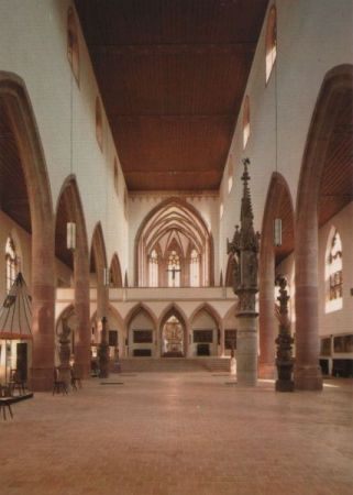 Schweiz - Basel - Barfüsserkirche, Innenansicht - ca. 1985 Schweiz - Basel - Barfüsserkirche, Innenansicht - ca. 1985