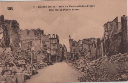 Frankreich - Reims - Rue du Cadran-Saint-Pierre - ca. 1920 Frankreich - Reims - Rue du Cadran-Saint-Pierre - ca. 1920