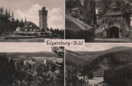Elgersburg - mit 4 Bildern - 1962 Elgersburg - mit 4 Bildern - 1962