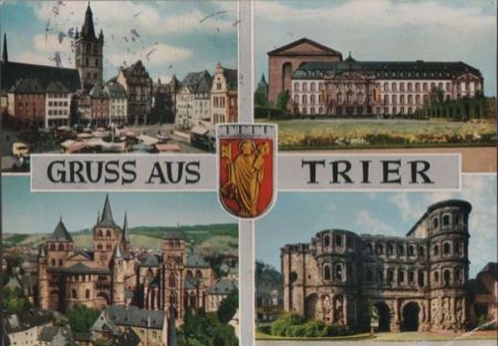 Trier - u.a. Hauptmarkt mit St. Gangolph - 1979 Trier - u.a. Hauptmarkt mit St. Gangolph - 1979
