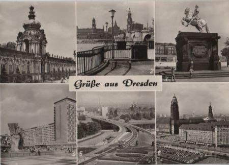 Dresden - u.a. Kronentor des zwingers - 1978 Dresden - u.a. Kronentor des zwingers - 1978
