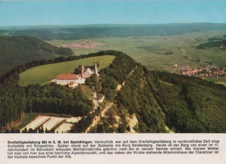 Spaichingen - Claretiner Missionshaus, Luftbild - ca. 1980 Spaichingen - Claretiner Missionshaus, Luftbild - ca. 1980