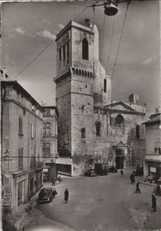 Frankreich - Nimes - La Cathedrale - ca. 1965 Frankreich - Nimes - La Cathedrale - ca. 1965