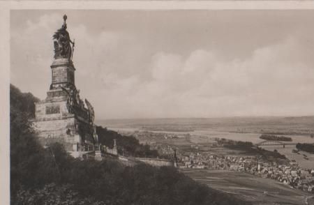Nationaldenkmal und Rüdesheim - 1938 Nationaldenkmal und Rüdesheim - 1938