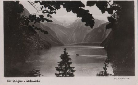 Königssee - vom Malerwinkeö - 1960 Königssee - vom Malerwinkeö - 1960