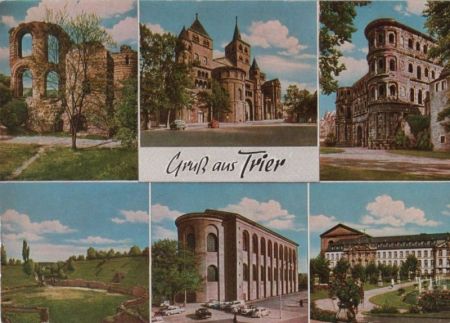 Trier - u.a. Kaiserthermen - ca. 1975 Trier - u.a. Kaiserthermen - ca. 1975