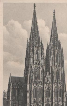 Köln - Dom - Westseite - ca. 1935 Köln - Dom - Westseite - ca. 1935