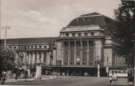 Leipzig - Hauptbahnhof - 1959 Leipzig - Hauptbahnhof - 1959