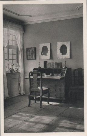 Frankfurt Main - Goethehaus, Dichterzimmer - ca. 1950 Frankfurt Main - Goethehaus, Dichterzimmer - ca. 1950