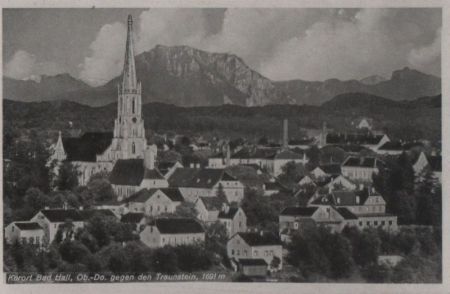 Österreich - Bad Hall - gegen den Traunstein - ca. 1940 Österreich - Bad Hall - gegen den Traunstein - ca. 1940