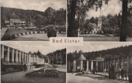 Bad Elster - 4 Teilbilder - ca. 1955 Bad Elster - 4 Teilbilder - ca. 1955