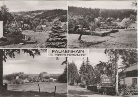 Falkenhain - mit 4 Bildern - 1981 Falkenhain - mit 4 Bildern - 1981