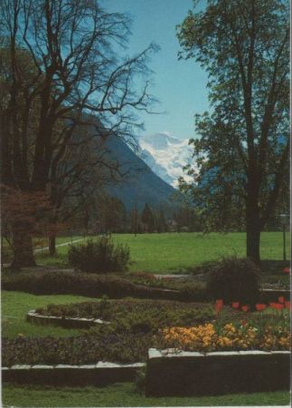 Schweiz - Interlaken - Blick auf Jungfrau - 1983 Schweiz - Interlaken - Blick auf Jungfrau - 1983