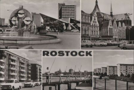 Rostock - u.a. Südstadt am Kosmos - 1978 Rostock - u.a. Südstadt am Kosmos - 1978