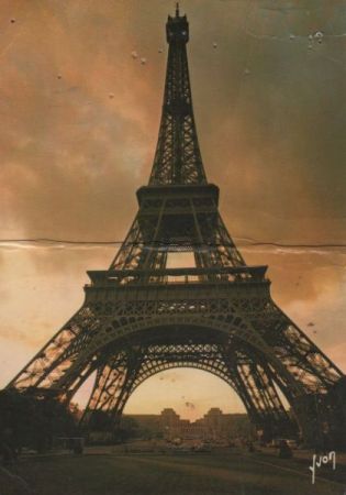 Frankreich - Paris - Crepuscule sur la Tour Eiffel - 1983 Frankreich - Paris - Crepuscule sur la Tour Eiffel - 1983