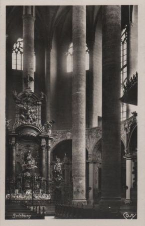 Österreich - Salzburg - Inneres der Franziskaner-Kirche - 1929 Österreich - Salzburg - Inneres der Franziskaner-Kirche - 1929