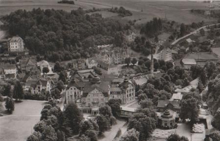 Bad Salzschlirf - Luftbild - ca. 1955 Bad Salzschlirf - Luftbild - ca. 1955