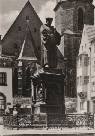 Eisleben - Lutherdenkmal - 1976 Eisleben - Lutherdenkmal - 1976