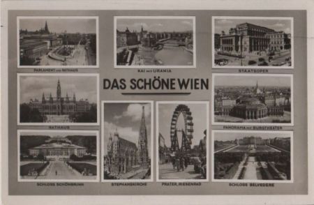 Österreich - Wien - u.a. Schloss Belvedere - 1958 Österreich - Wien - u.a. Schloss Belvedere - 1958