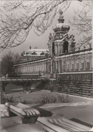 Dresden - Zwinger, Kronentor und Langgalerie - ca. 1985 Dresden - Zwinger, Kronentor und Langgalerie - ca. 1985