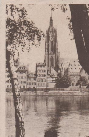 Frankfurt - Blick auf Dom - 1954 Frankfurt - Blick auf Dom - 1954
