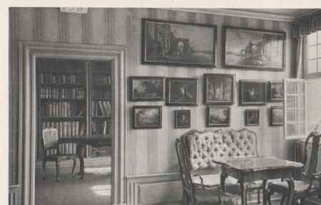 Frankfurt - Goethehaus Gemäldezimmer - ca. 1955 Frankfurt - Goethehaus Gemäldezimmer - ca. 1955