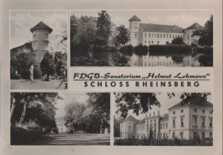 Rheinsberg - mit 4 Bildern - ca. 1965 Rheinsberg - mit 4 Bildern - ca. 1965