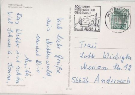 Mittenwald - Ortsansicht mit Pfarrkirche
