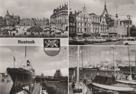 Rostock - u.a. Ernst-Thälmann-Platz - 1983 Rostock - u.a. Ernst-Thälmann-Platz - 1983