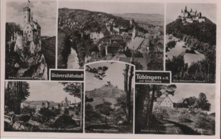 Tübingen - mit 6 Bildern - ca. 1960 Tübingen - mit 6 Bildern - ca. 1960