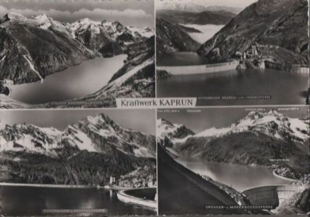 Österreich - Kaprun - Kraftwerk, u.a. Moserbodensperre - 1957 Österreich - Kaprun - Kraftwerk, u.a. Moserbodensperre - 1957
