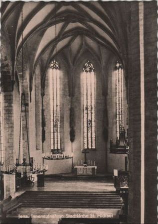 Jena - Stadtkirche, innen Jena - Stadtkirche, innen