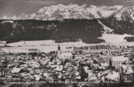 Österreich - Schladming - gegen Dachstein - 1956 Österreich - Schladming - gegen Dachstein - 1956