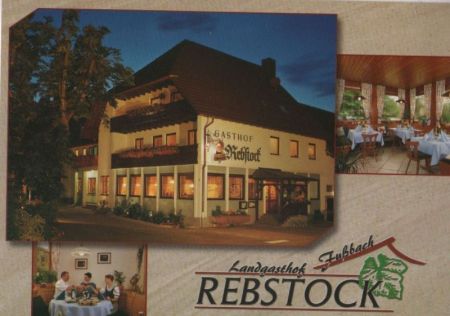 Gengenbach - Fußbach, Landgasthof Rebstock - ca. 1995 Gengenbach - Fußbach, Landgasthof Rebstock - ca. 1995