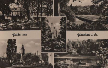 Glauchau - u.a. Schloß - 1958 Glauchau - u.a. Schloß - 1958
