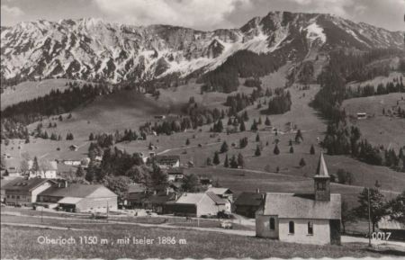 Bad Hindelang-Oberjoch - mit Iseler - 1960 Bad Hindelang-Oberjoch - mit Iseler - 1960