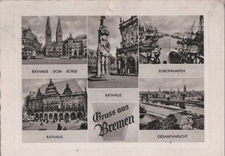 Bremen - u.a. Gesamtansicht - 1957 Bremen - u.a. Gesamtansicht - 1957