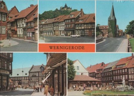 Wernigerode - u.a. Am Nikolaiplatz - 1982 Wernigerode - u.a. Am Nikolaiplatz - 1982