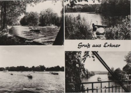 Erkner - 4 Teilbilder - 1974 Erkner - 4 Teilbilder - 1974