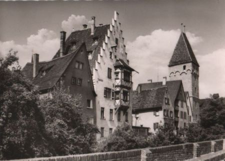 Ulm - Partie an der Stadtmauer - ca. 1965 Ulm - Partie an der Stadtmauer - ca. 1965