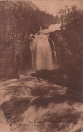 Frankreich - Cauterets - Cascade de Pont de Espagne - ca. 1935 Frankreich - Cauterets - Cascade de Pont de Espagne - ca. 1935