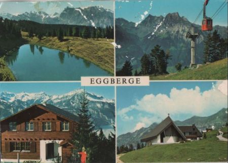 Schweiz - Altdorf-Eggberge - mit Berghaus Birchwald - 1985 Schweiz - Altdorf-Eggberge - mit Berghaus Birchwald - 1985