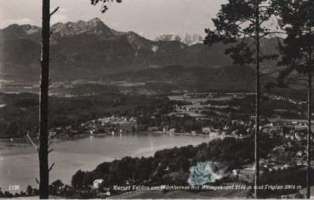 Österreich - Velden - mit Mittagskogel - 1960 Österreich - Velden - mit Mittagskogel - 1960