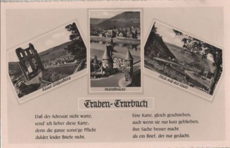 Traben-Trarbach - u.a. Gräfinburg - ca. 1950 Traben-Trarbach - u.a. Gräfinburg - ca. 1950