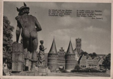 Lübeck - Merkur auf der Puppenbrücke - 1959 Lübeck - Merkur auf der Puppenbrücke - 1959